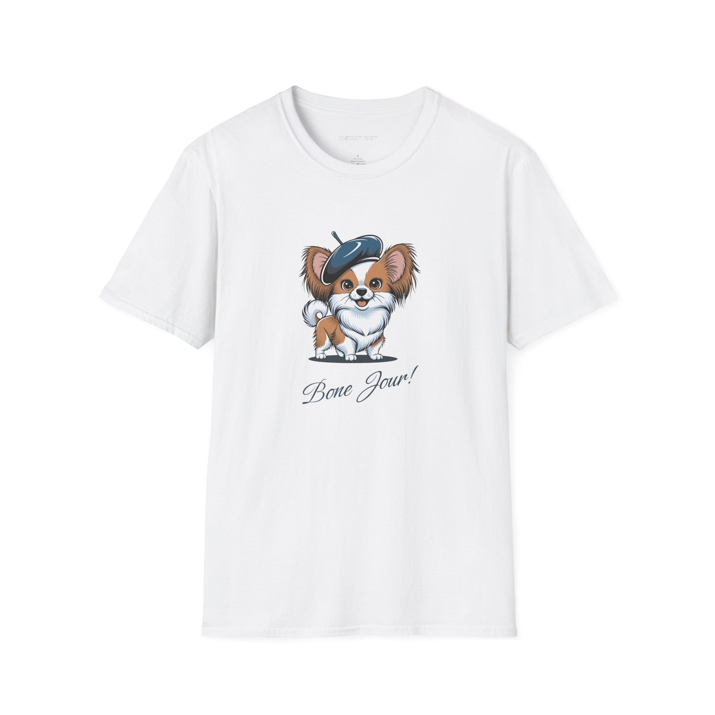 Bone Jour Cute Dog - Classic T-Shirt