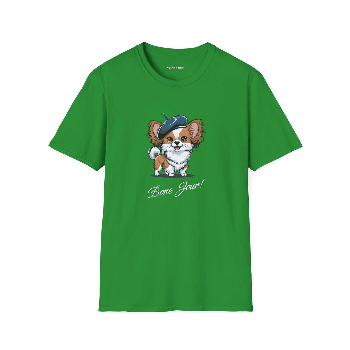 Bone Jour Cute Dog - Classic T-Shirt