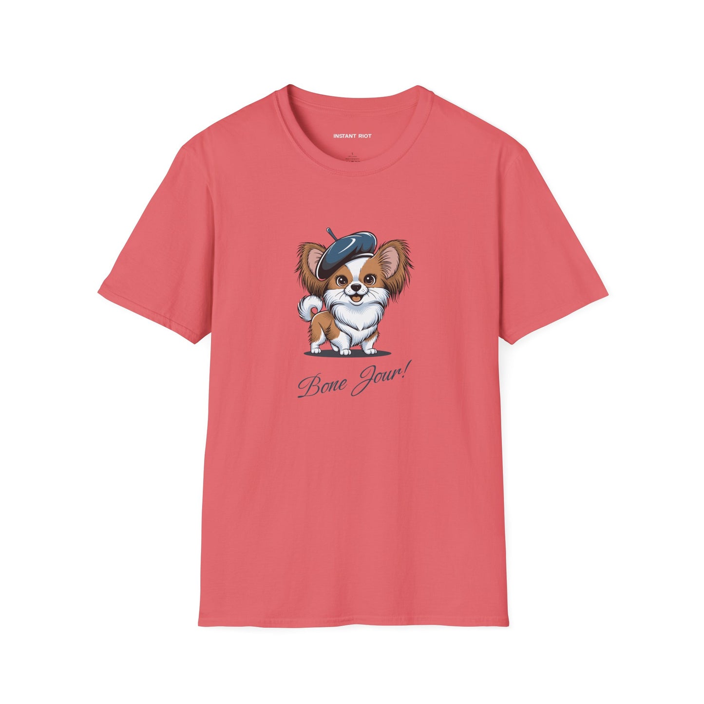 Bone Jour Cute Dog - Classic T-Shirt