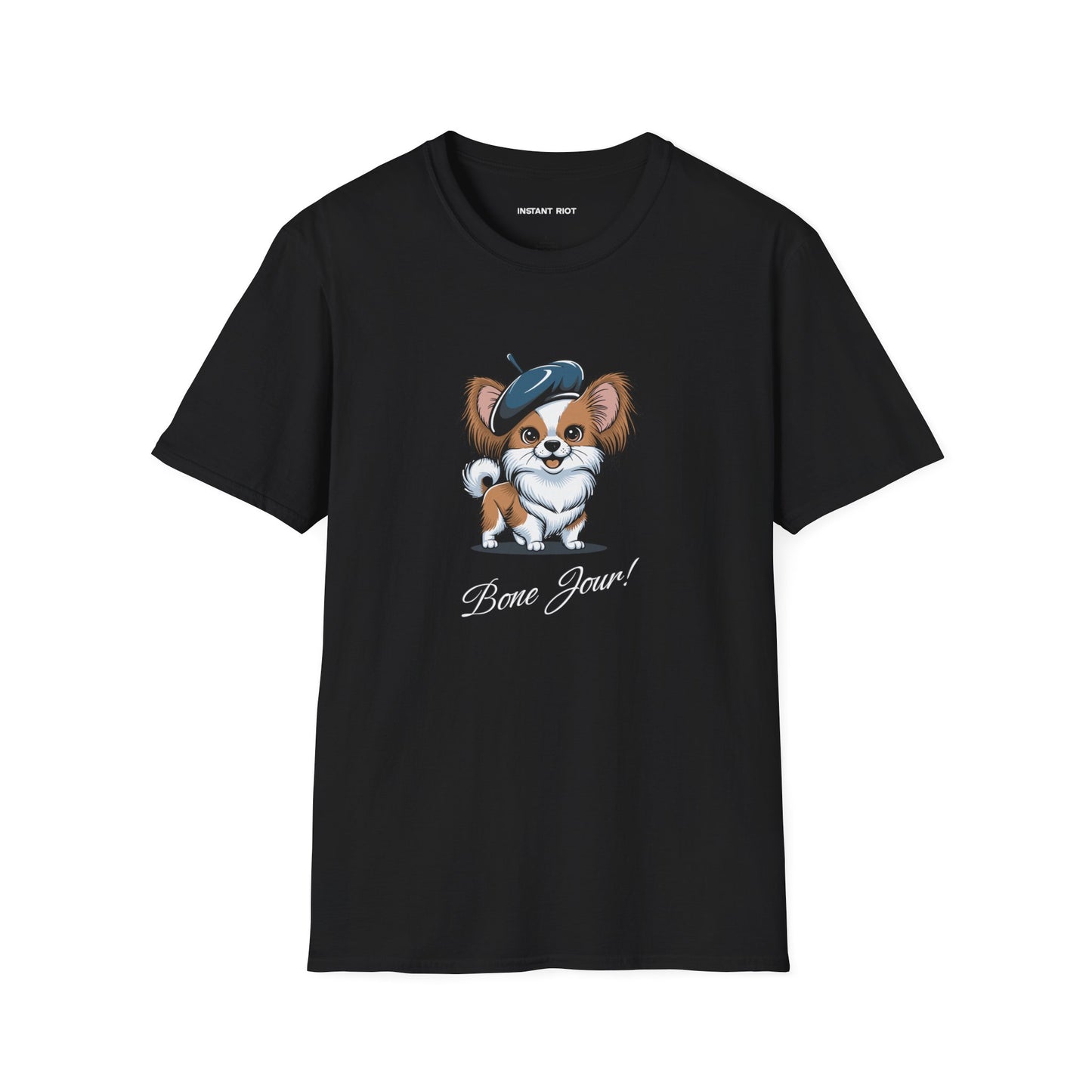 Bone Jour Cute Dog - Classic T-Shirt
