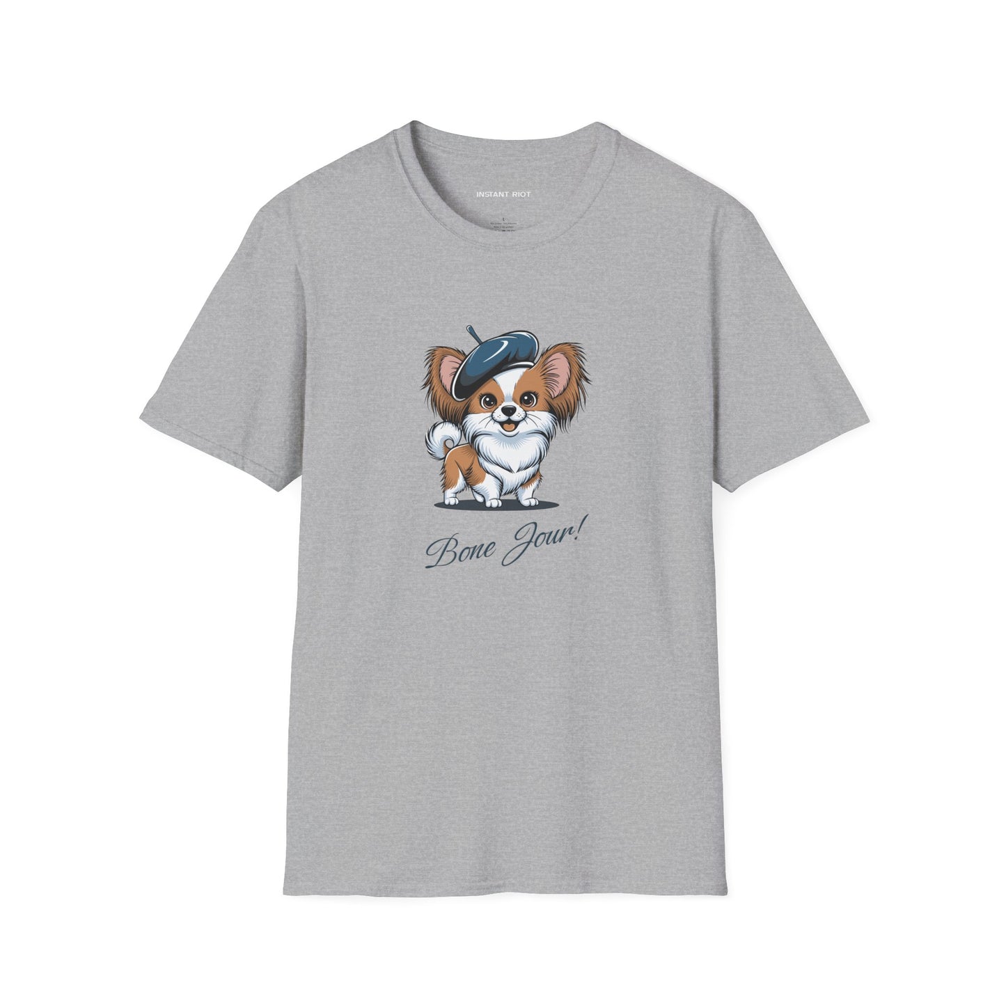 Bone Jour Cute Dog - Classic T-Shirt