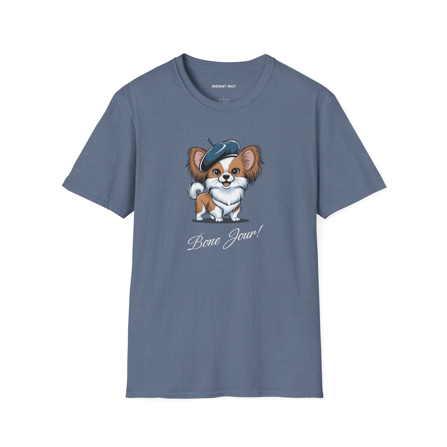 Bone Jour Cute Dog - Classic T-Shirt