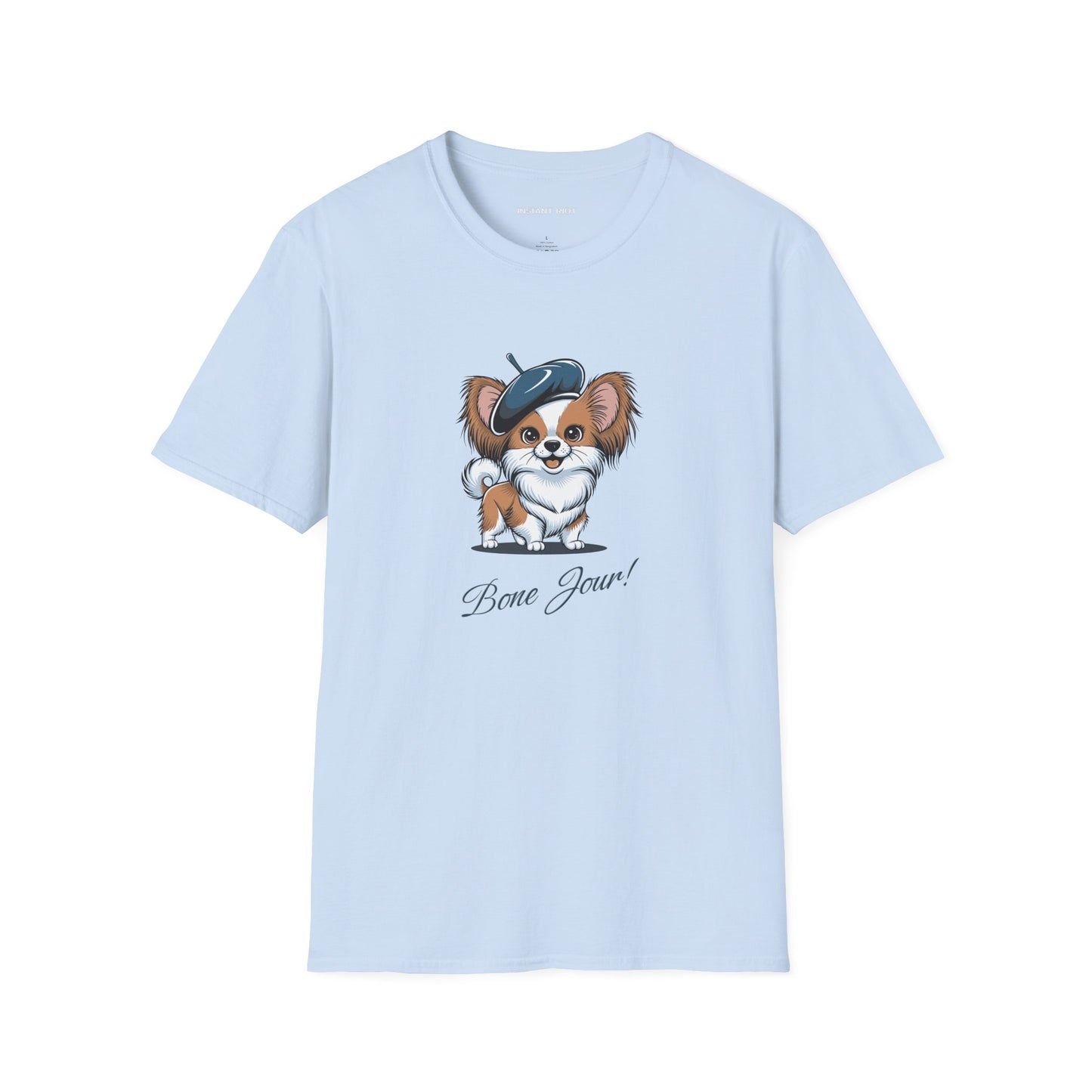 Bone Jour Cute Dog - Classic T-Shirt