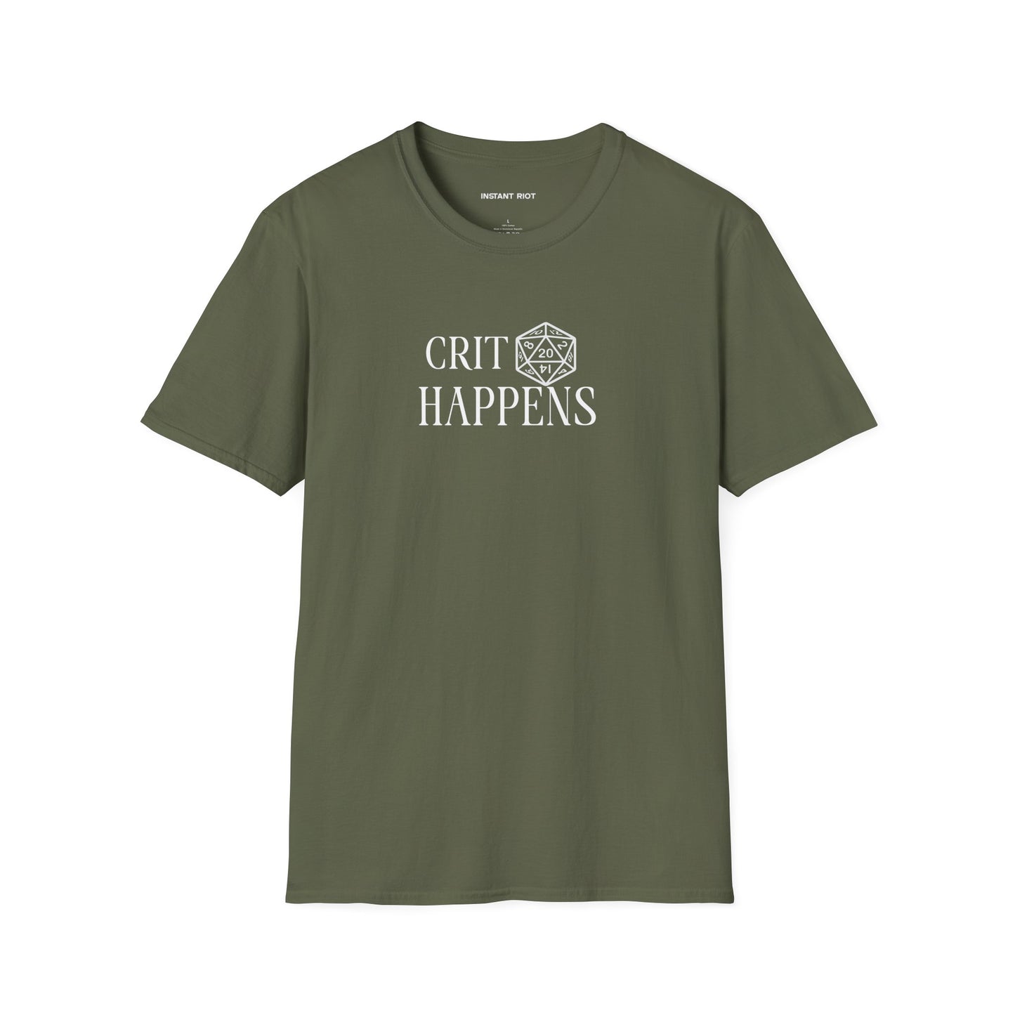 Crit Happens - Fun D&D T-Shirt