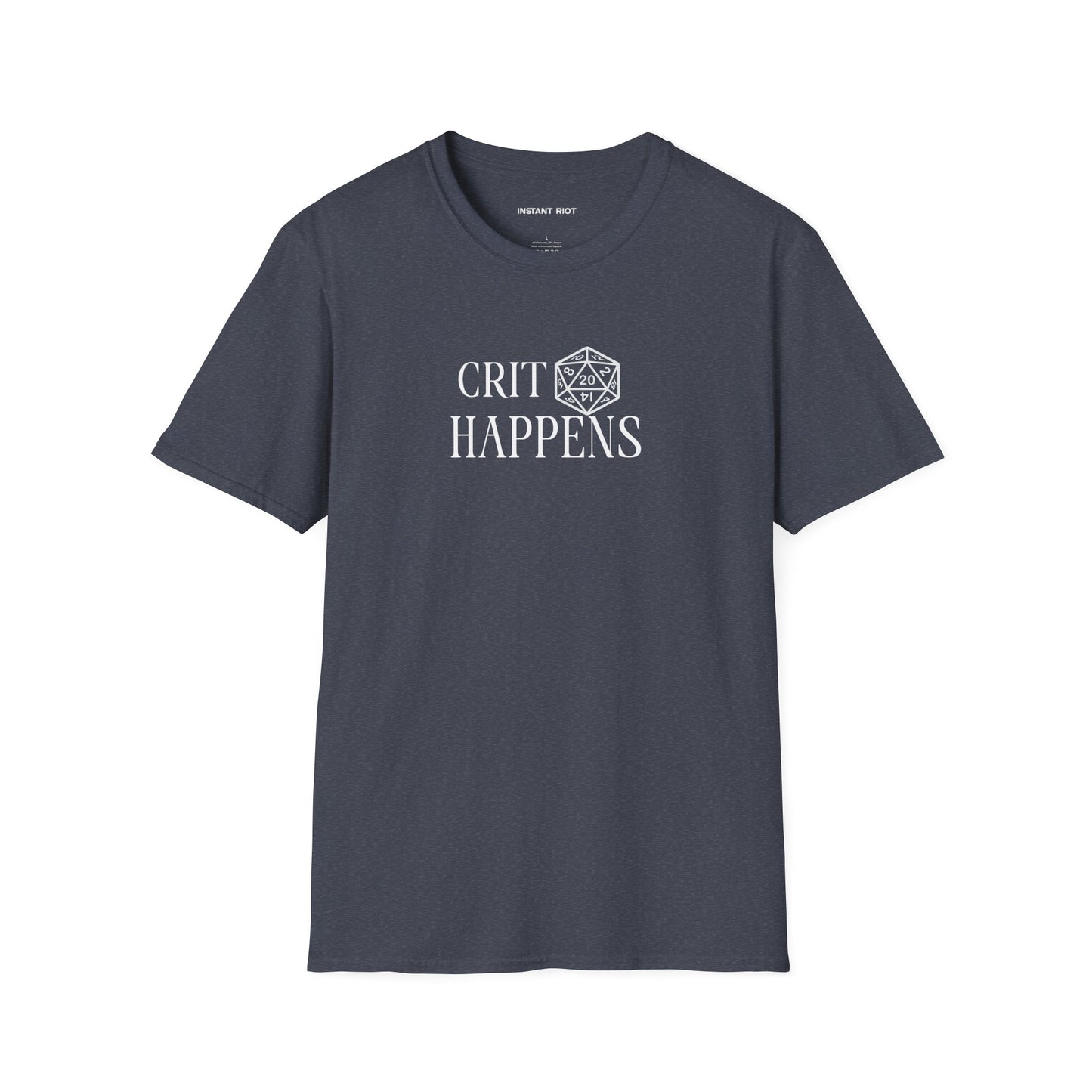 Crit Happens - Fun D&D T-Shirt