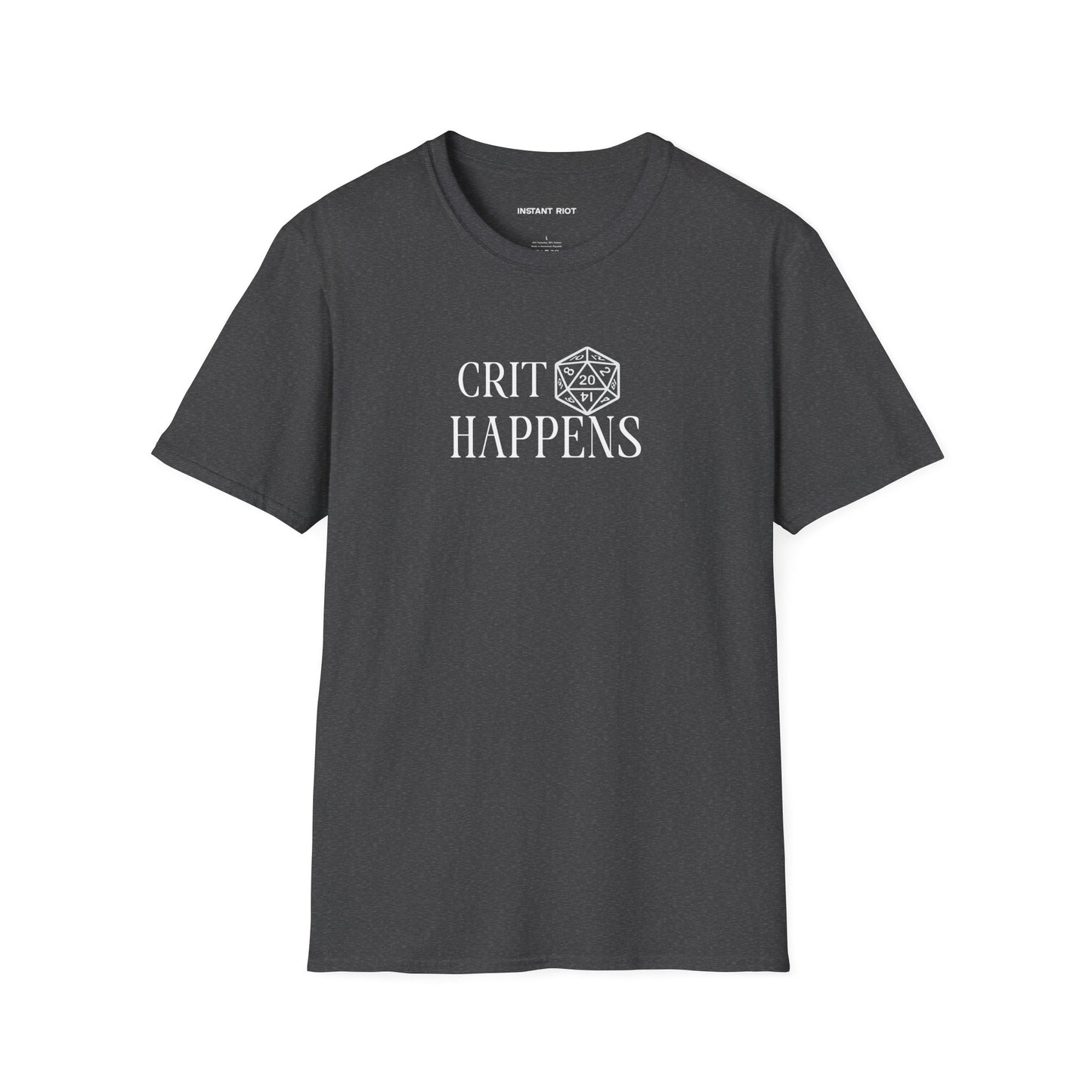Crit Happens - Fun D&D T-Shirt