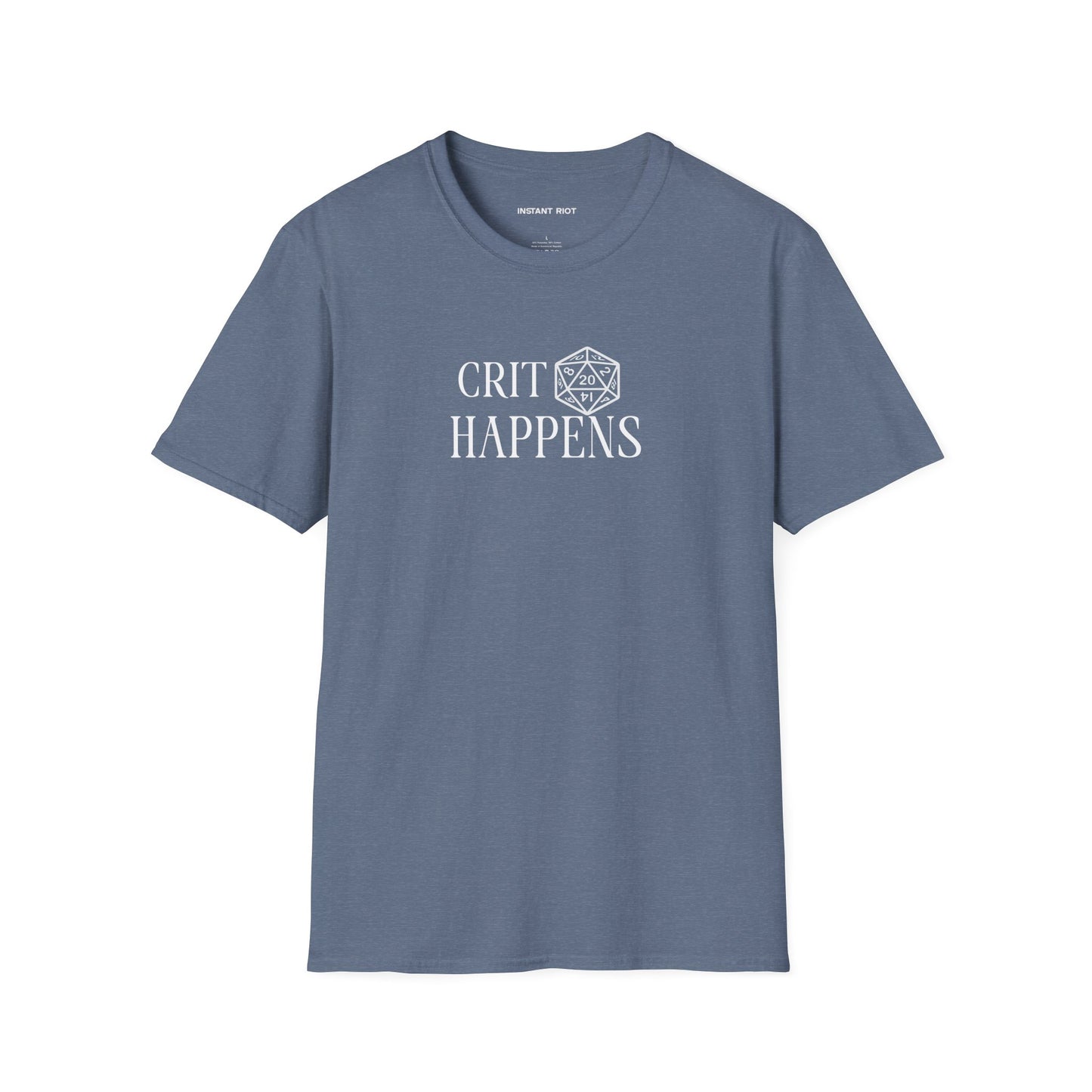 Crit Happens - Fun D&D T-Shirt