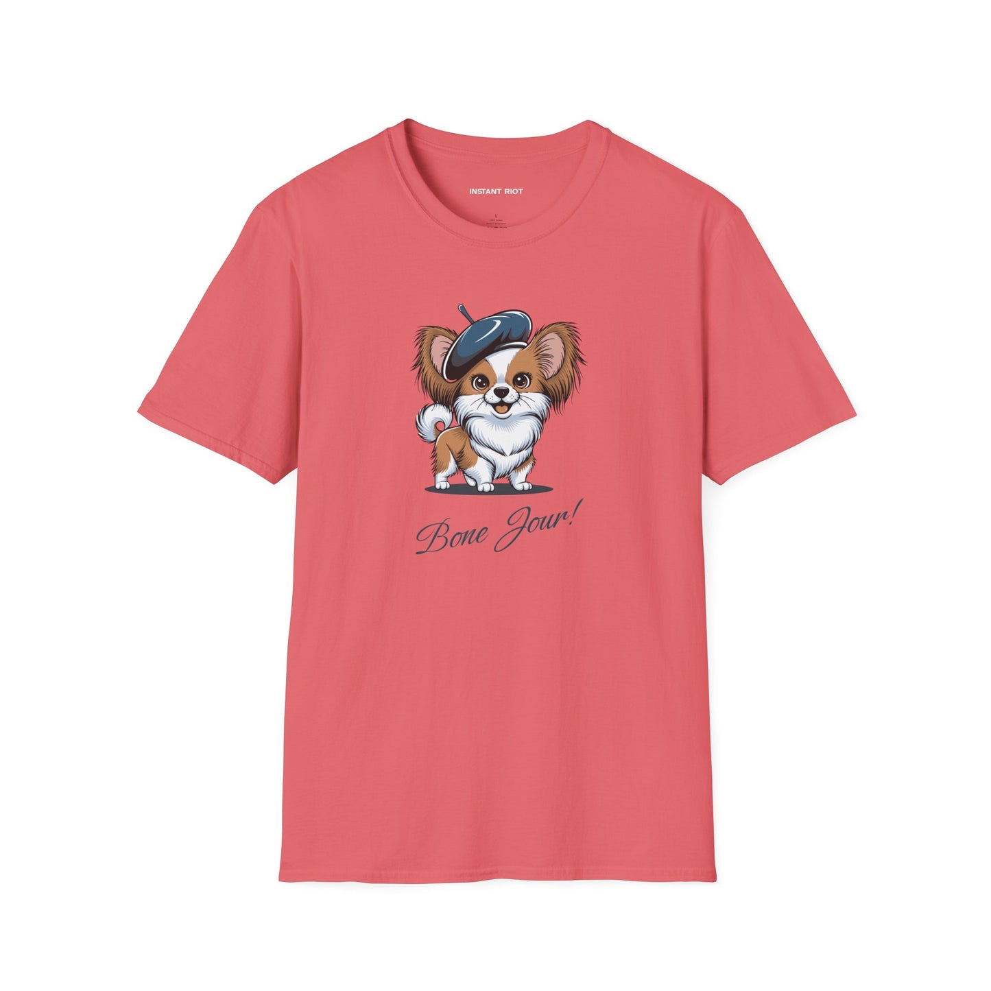 Bone Jour Cute Dog - Classic T-Shirt