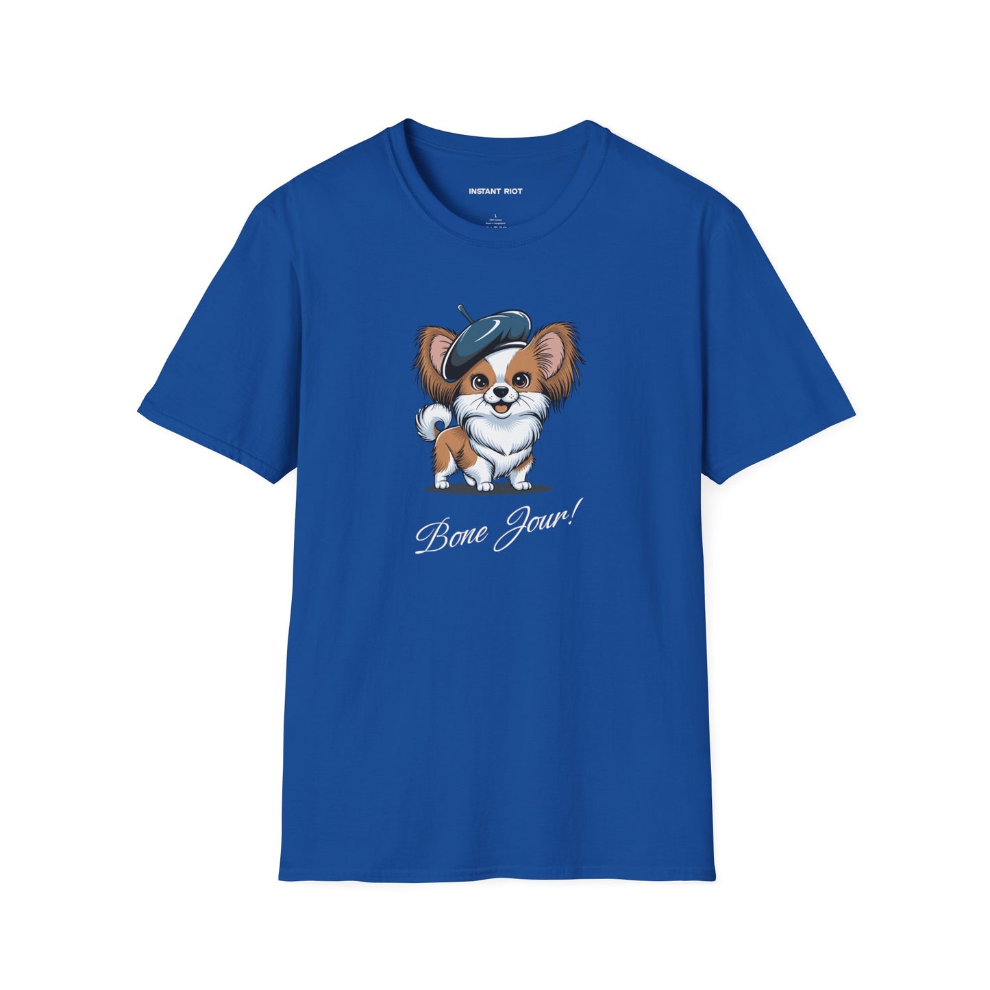 Bone Jour Cute Dog - Classic T-Shirt