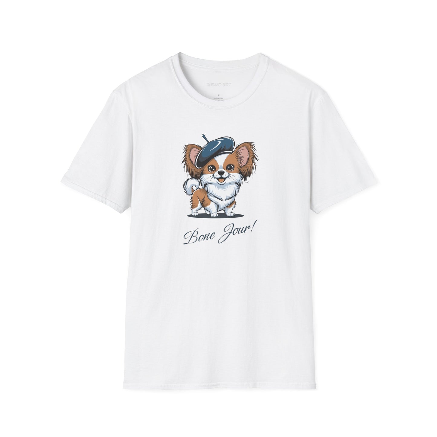 Bone Jour Cute Dog - Classic T-Shirt
