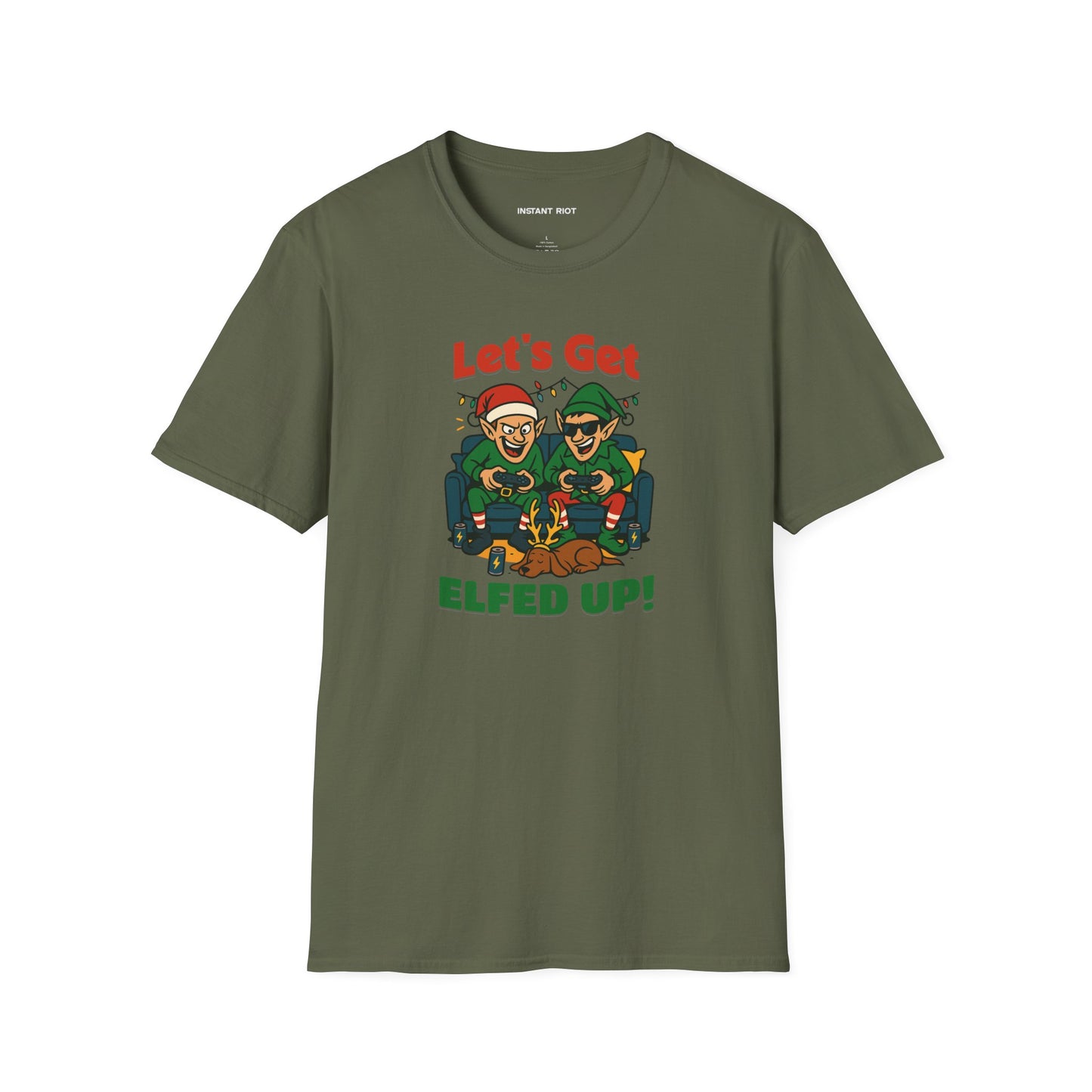 Let's Get ELFED UP - Funny Holiday Elf T-Shirt