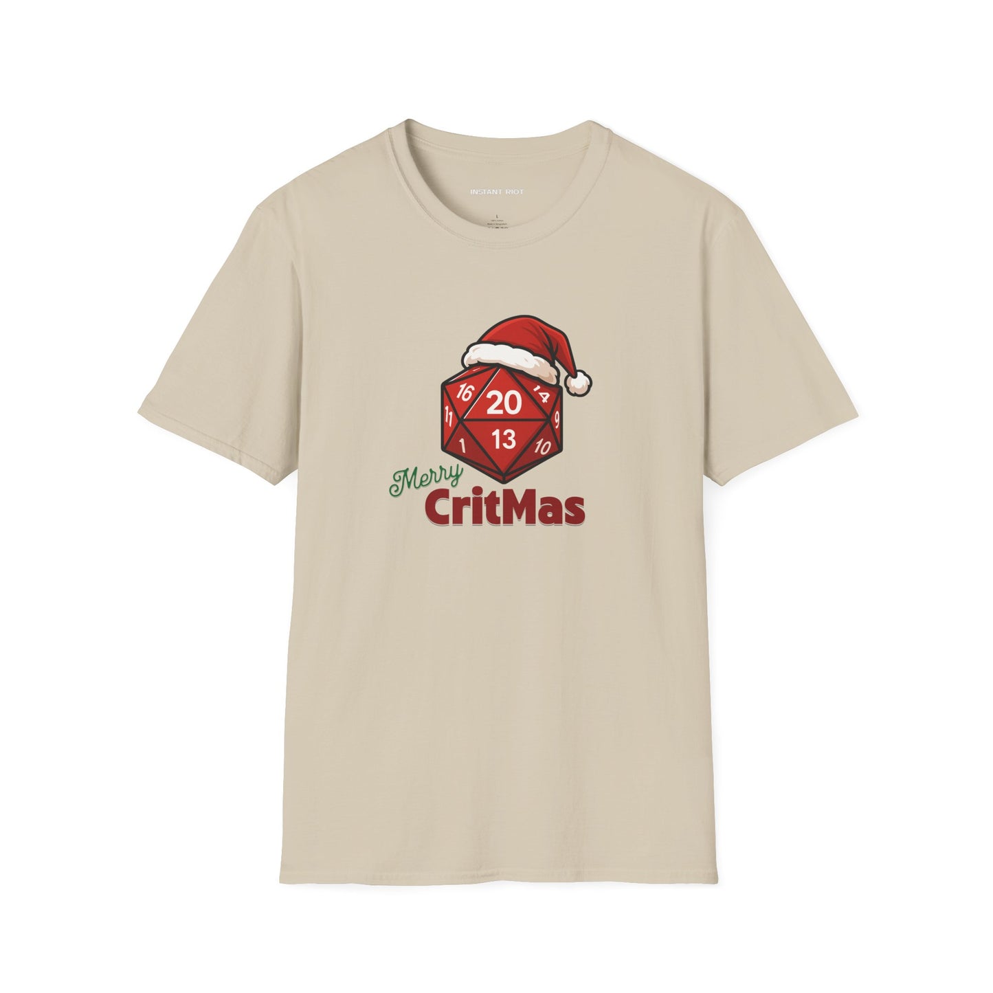Merry CritMas - D&D Holiday Funny Christmas T-Shirt