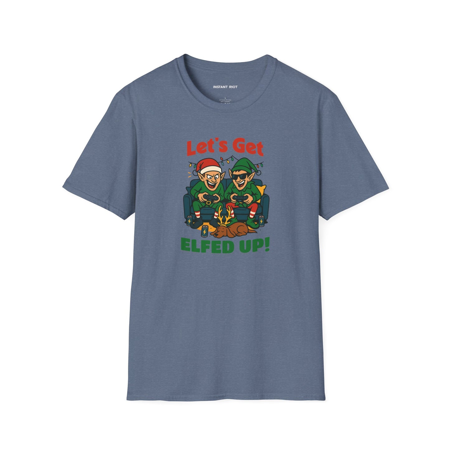 Let's Get ELFED UP - Funny Holiday Elf T-Shirt