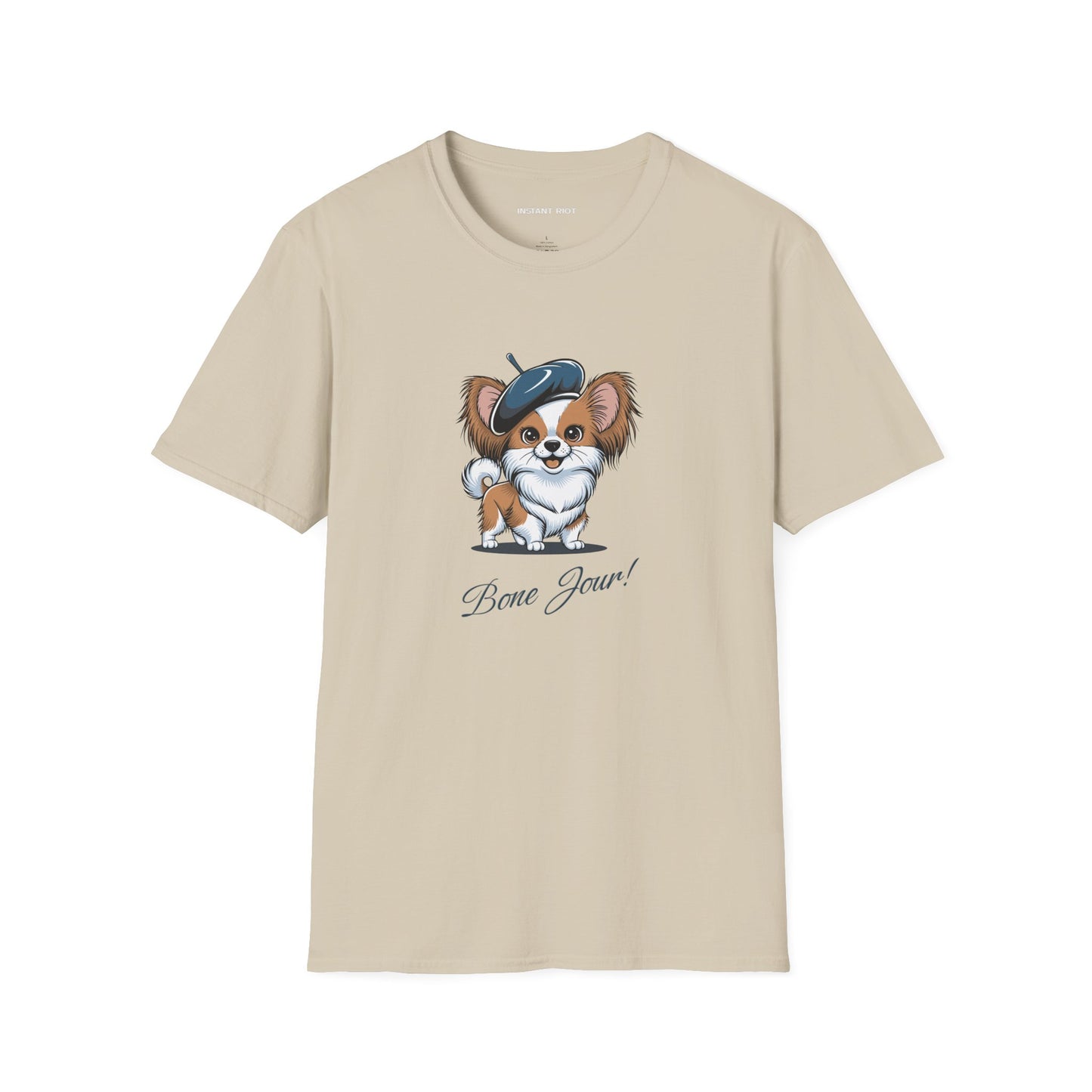 Bone Jour Cute Dog - Classic T-Shirt