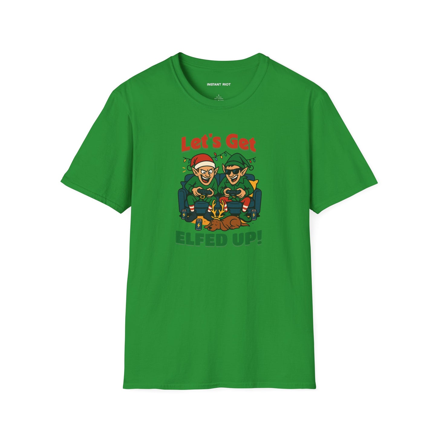 Let's Get ELFED UP - Funny Holiday Elf T-Shirt