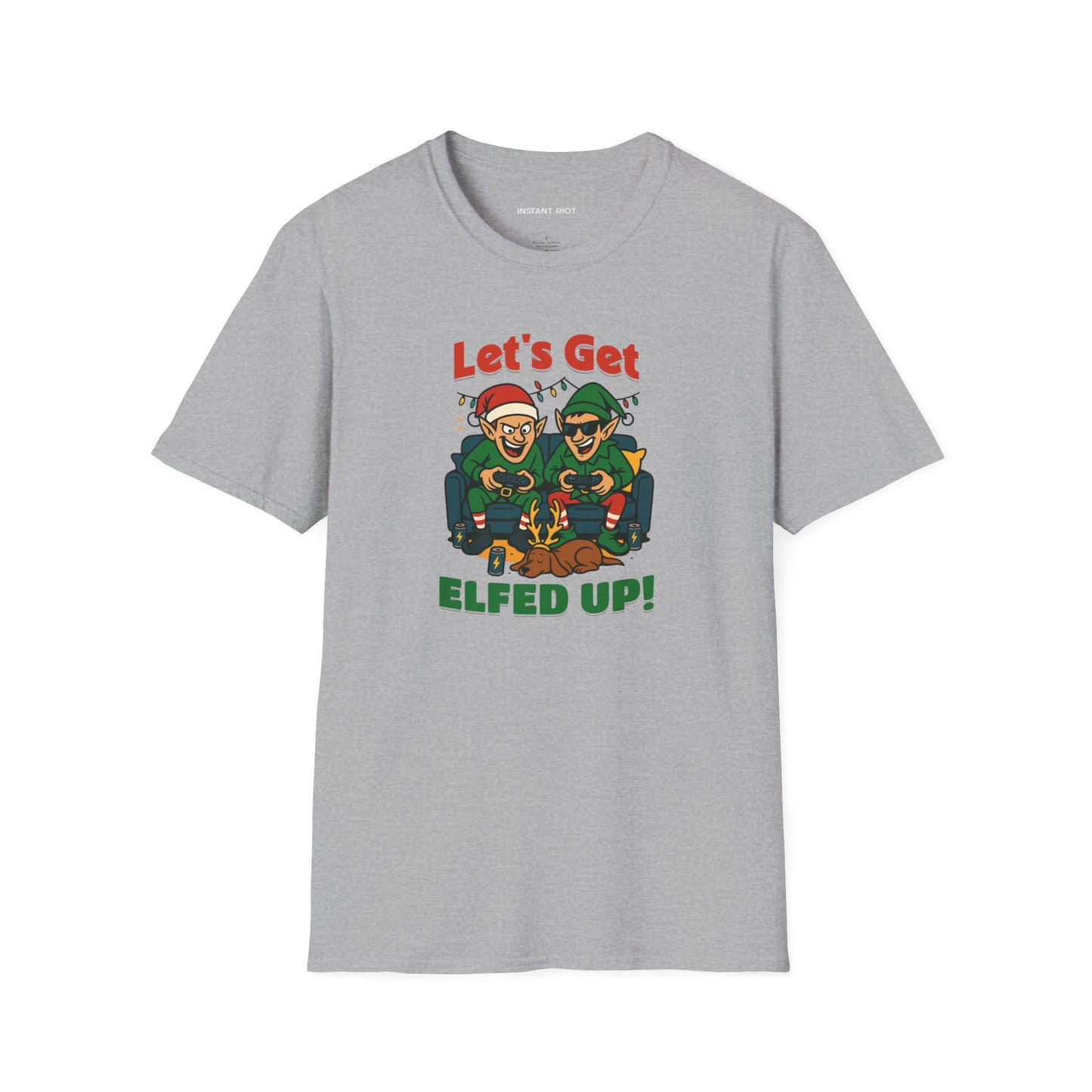 Let's Get ELFED UP - Funny Holiday Elf T-Shirt