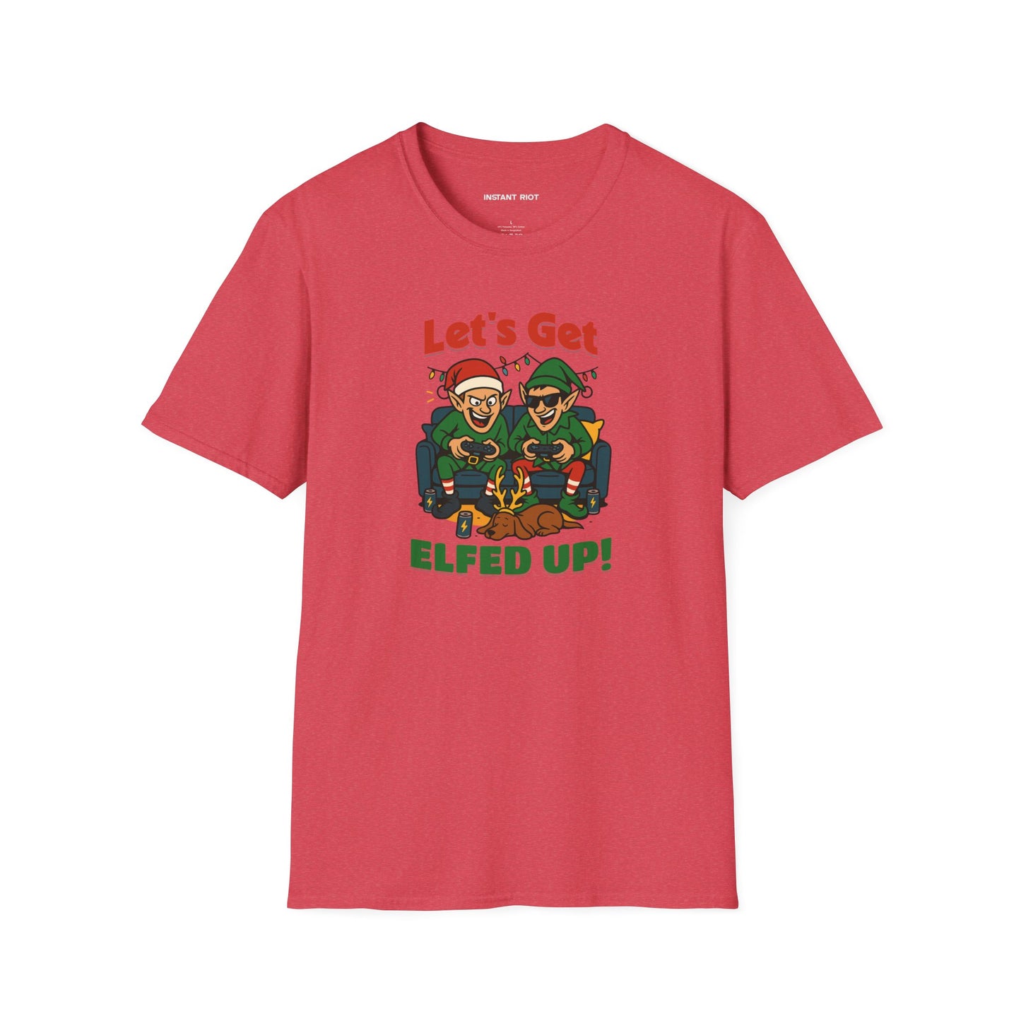 Let's Get ELFED UP - Funny Holiday Elf T-Shirt