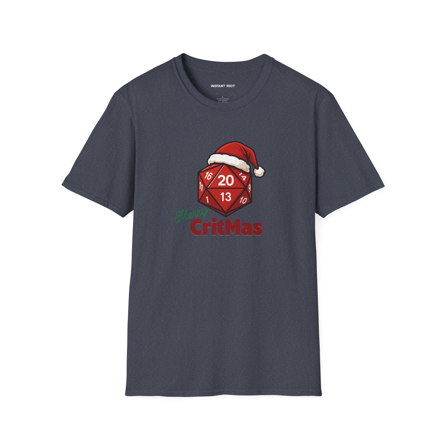 Merry CritMas - D&D Holiday Funny Christmas T-Shirt