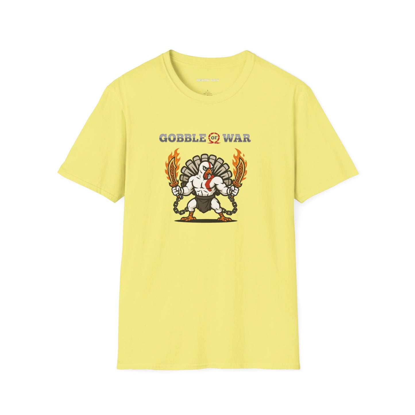 Gobble of War - God of War Thanksgiving T-Shirt Crazy Turkey