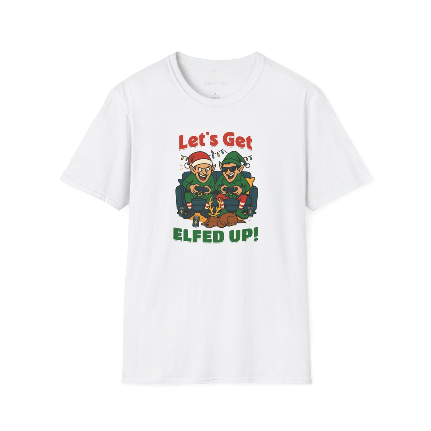 Let's Get ELFED UP - Funny Holiday Elf T-Shirt