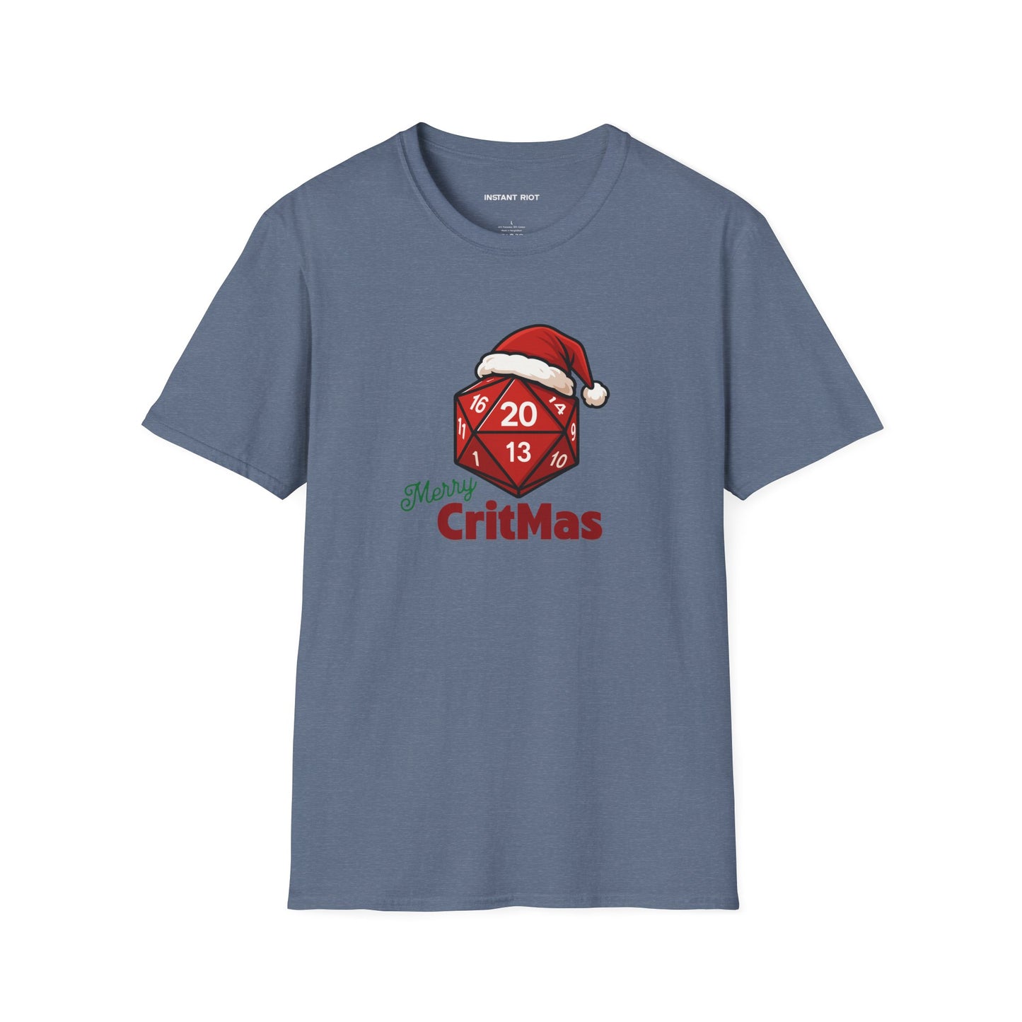 Merry CritMas - D&D Holiday Funny Christmas T-Shirt