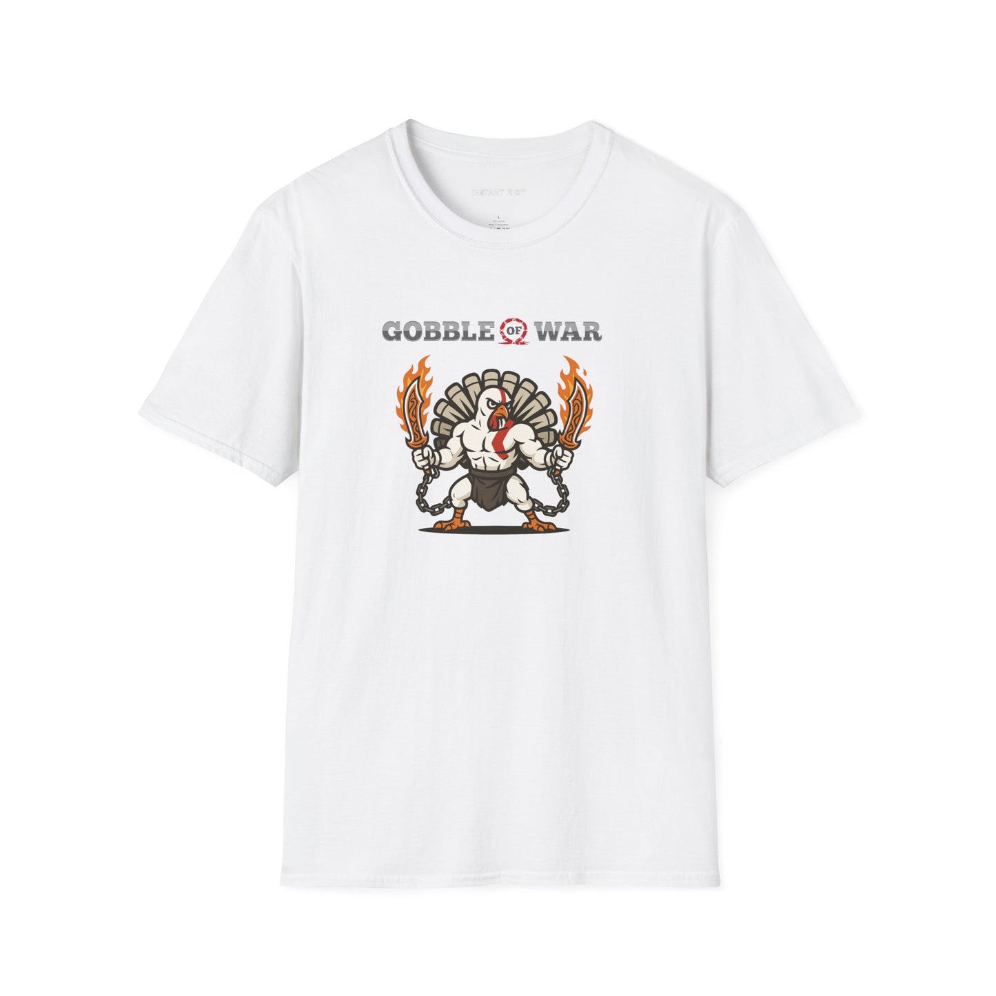 Gobble of War - God of War Thanksgiving T-Shirt Crazy Turkey