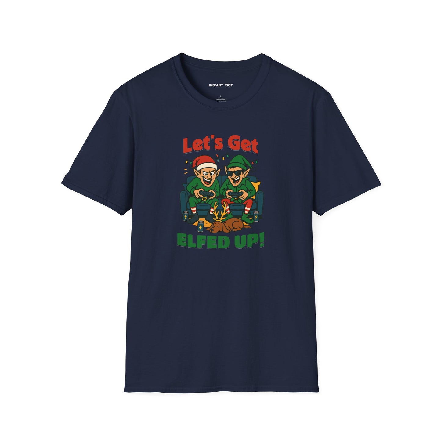 Let's Get ELFED UP - Funny Holiday Elf T-Shirt