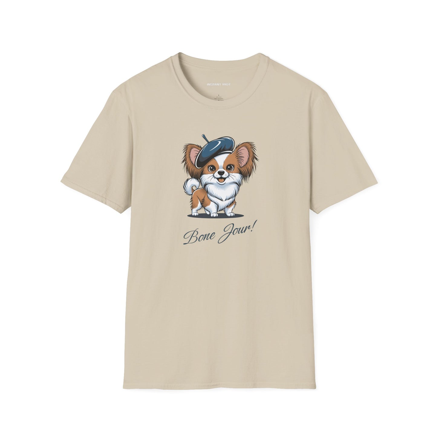 Bone Jour Cute Dog - Classic T-Shirt