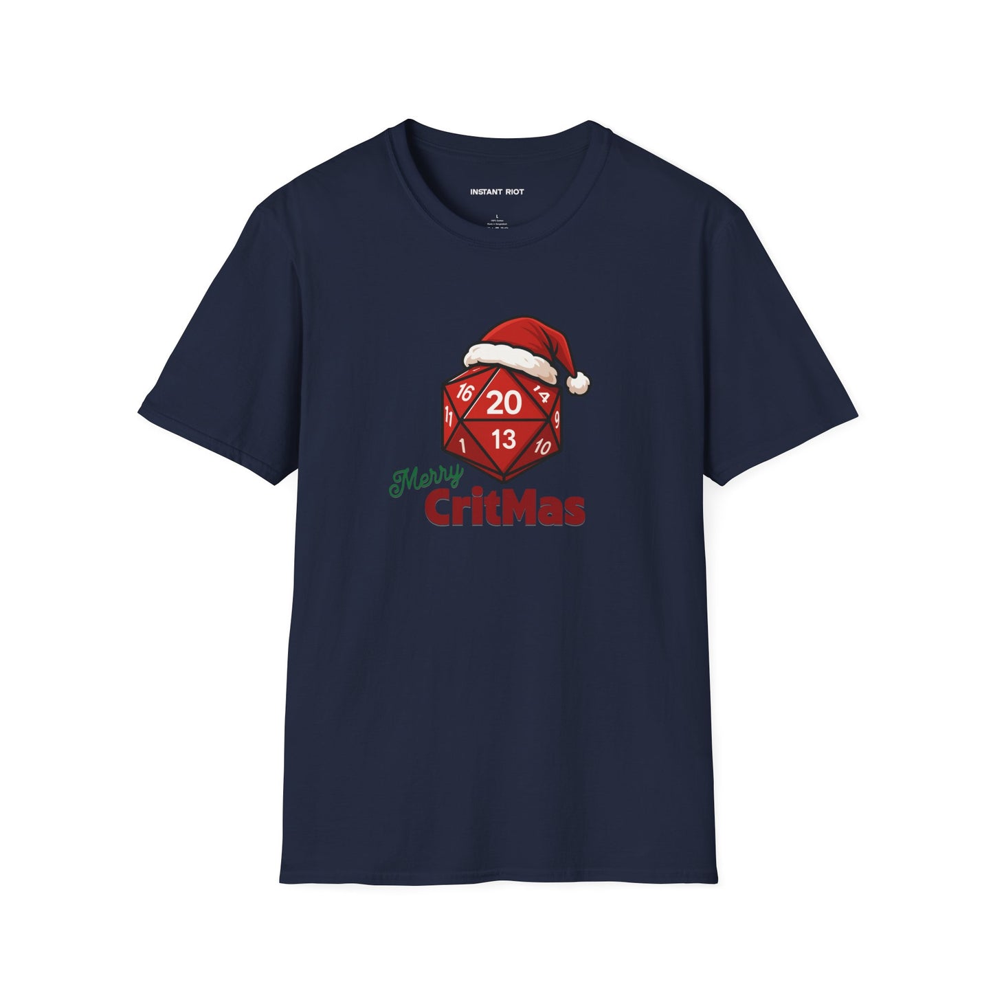 Merry CritMas - D&D Holiday Funny Christmas T-Shirt