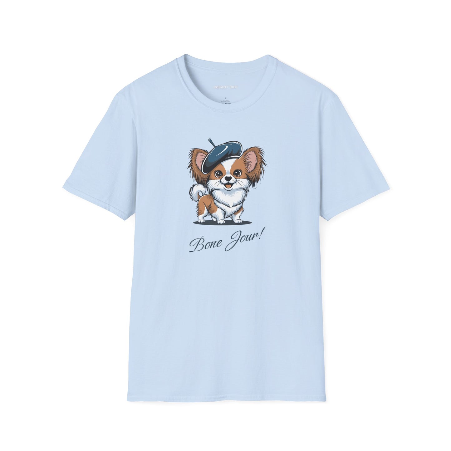 Bone Jour Cute Dog - Classic T-Shirt