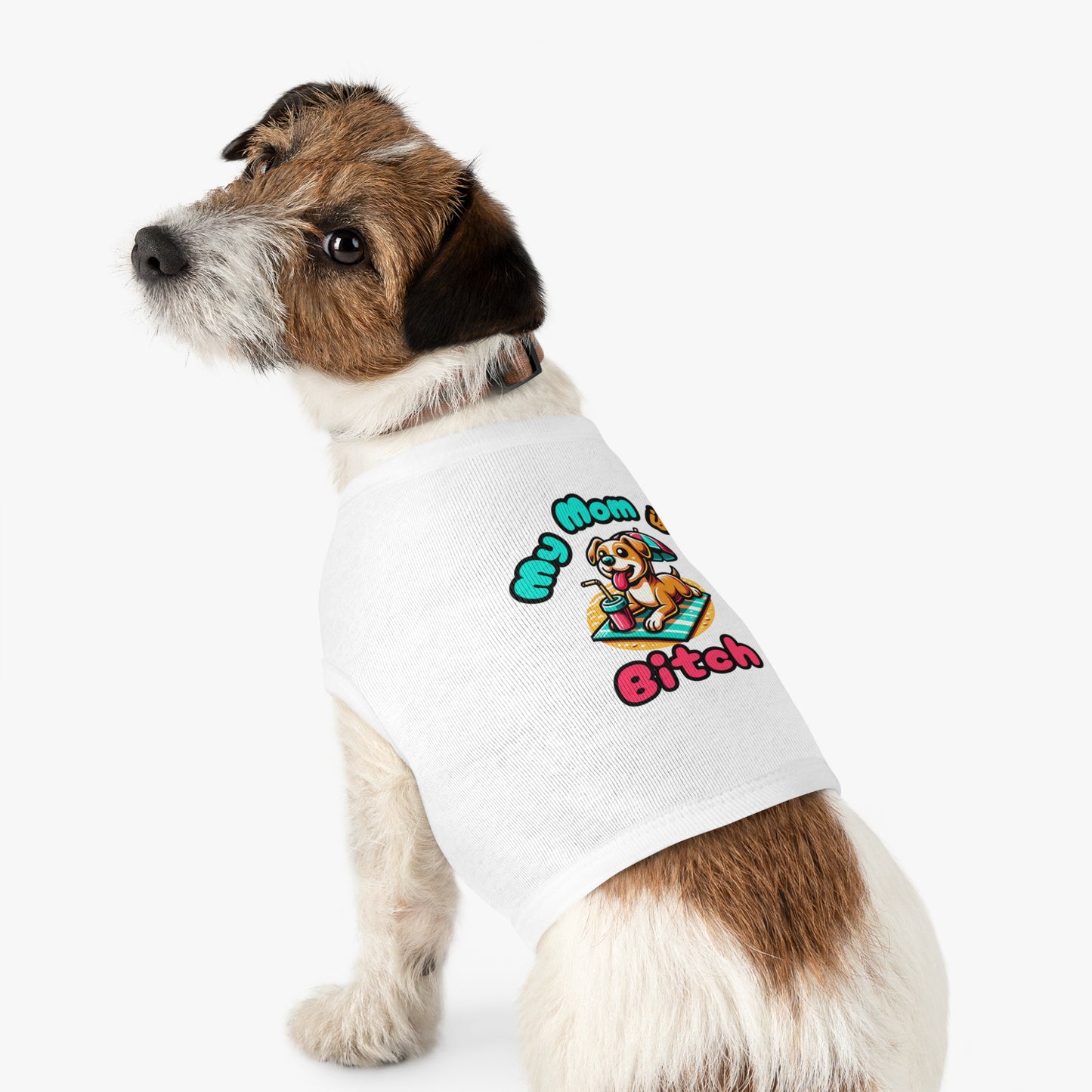 Funny Dog Mom Tank Top  - "My Mom is a Bitch"