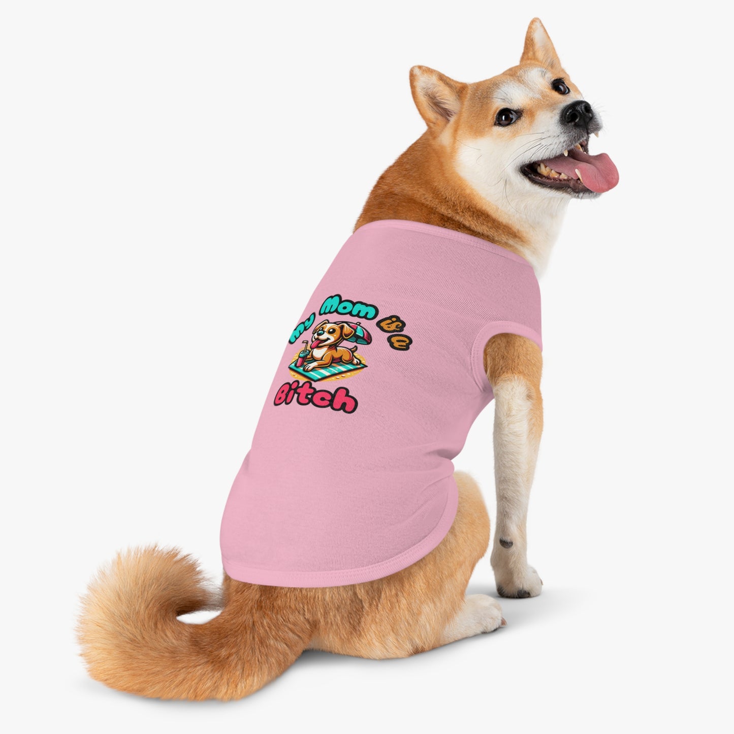 Funny Dog Mom Tank Top  - "My Mom is a Bitch"
