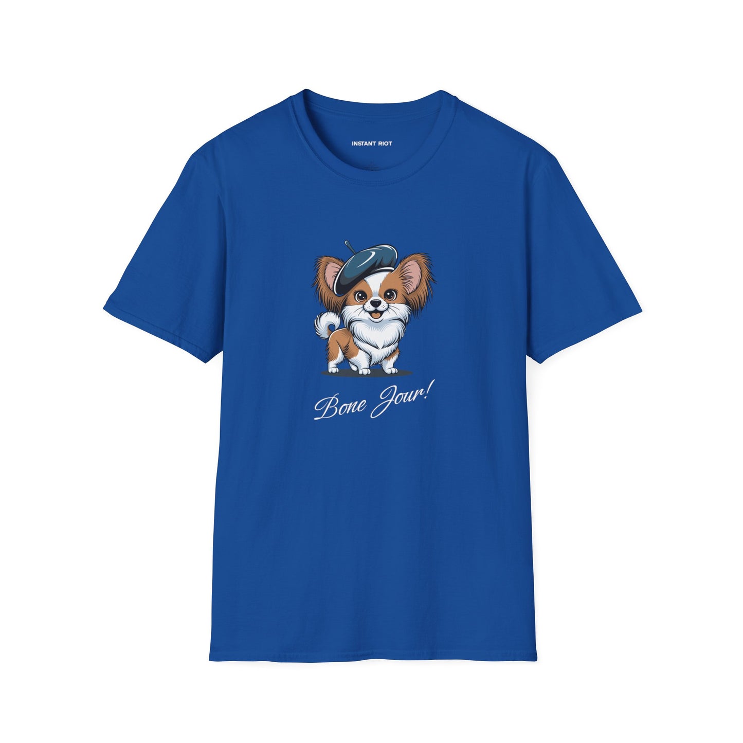Bone Jour Cute Dog - Classic T-Shirt