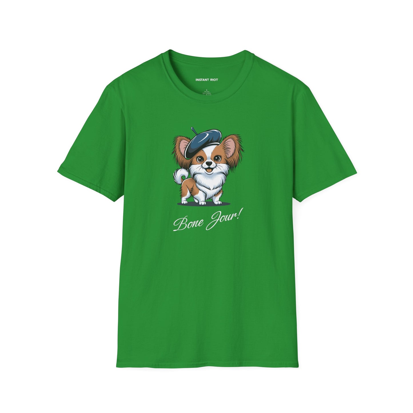 Bone Jour Cute Dog - Classic T-Shirt