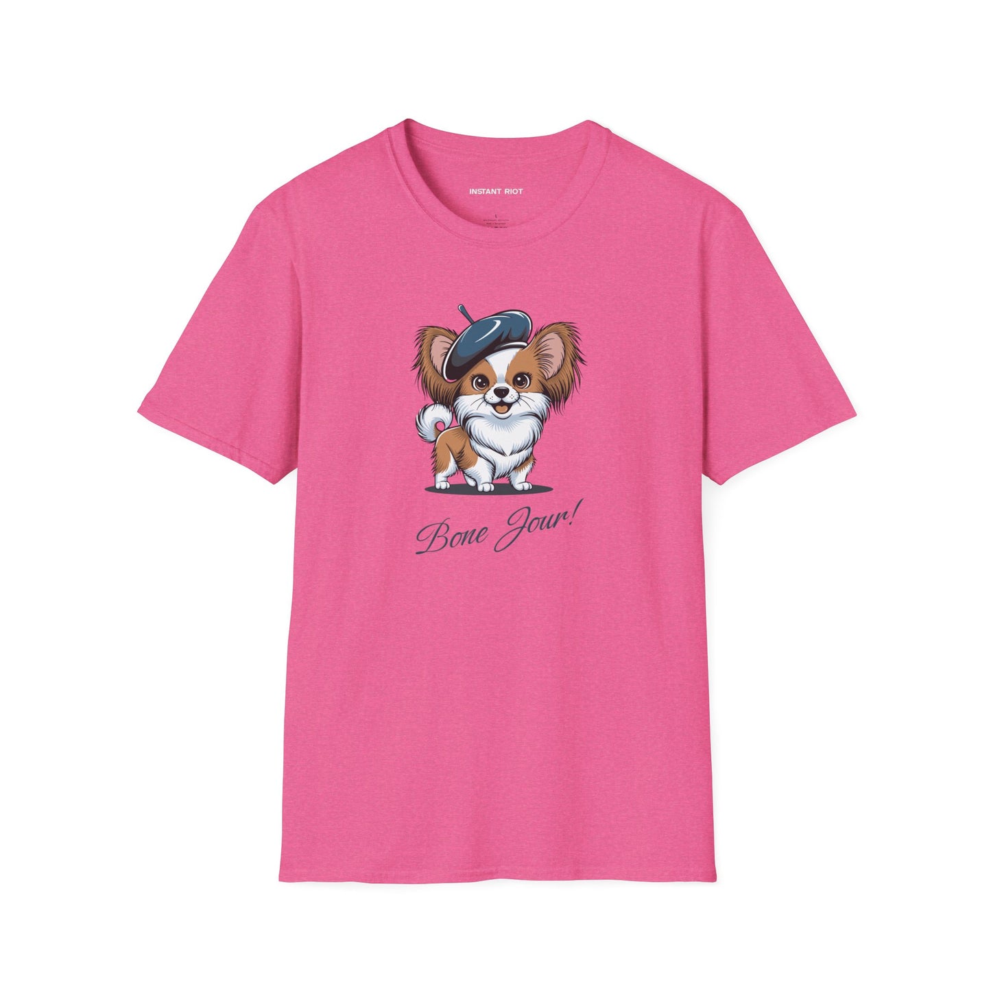 Bone Jour Cute Dog - Classic T-Shirt