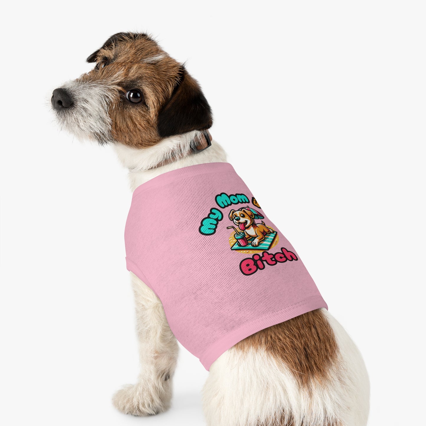 Funny Dog Mom Tank Top  - "My Mom is a Bitch"