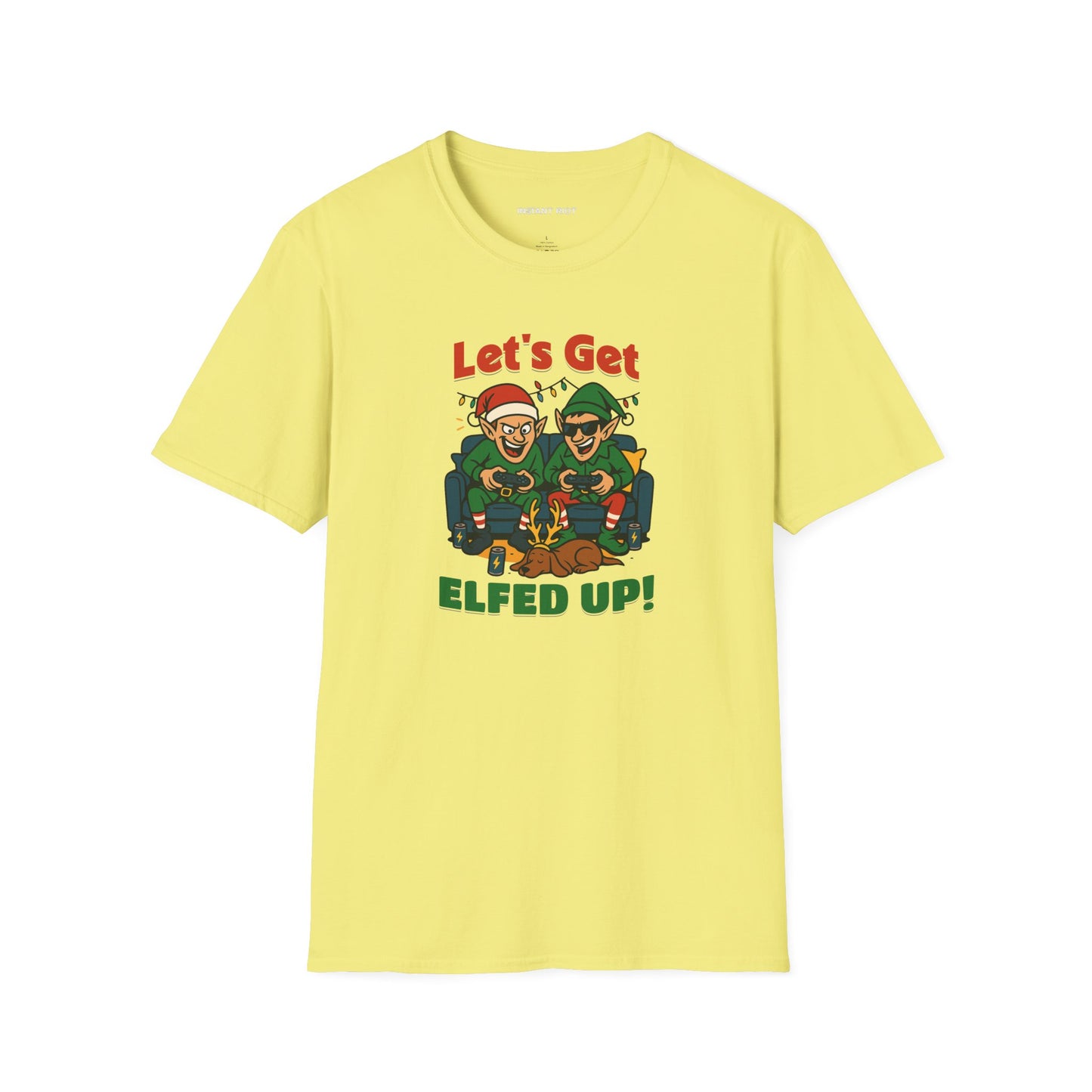 Let's Get ELFED UP - Funny Holiday Elf T-Shirt