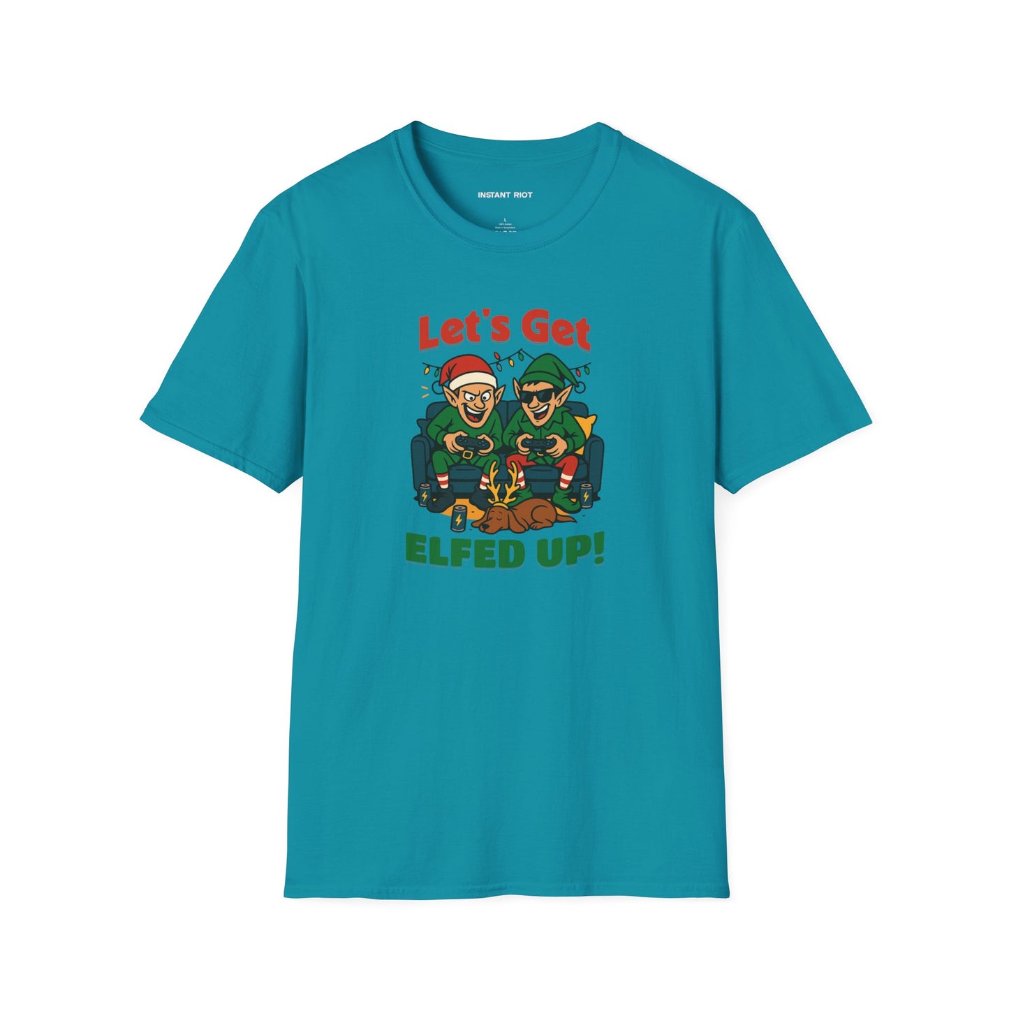 Let's Get ELFED UP - Funny Holiday Elf T-Shirt