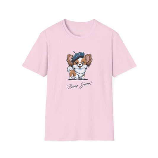 Bone Jour Cute Dog - Classic T-Shirt